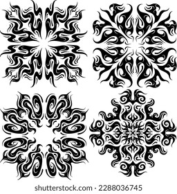 unique and beautiful mandala vector for design materials