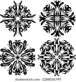 unique and beautiful mandala vector for design materials