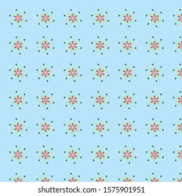a unique and beautiful seamless vector floral pattern with small flowers and leaves. simple abstract texture. great for textile, web, prints, wrapping.