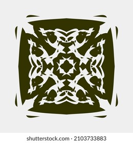 unique and beautiful symmetrical vector image illustrations for wall decoration or t-shirt screen printing