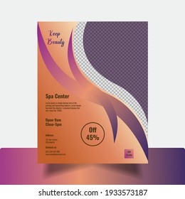 Unique Beauty Spa Poster Flyer