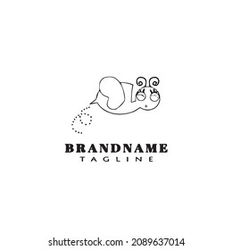 unique bee logo icon template cute modern isolated vector symbol