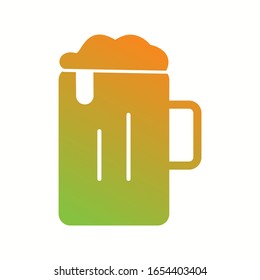 Einzigartiges Vektorillustration-Symbol für Bier