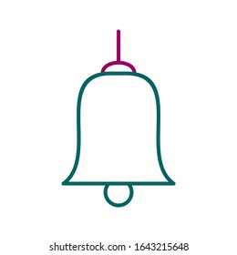 Vektorillustration-Symbol für einzigartige Glocken