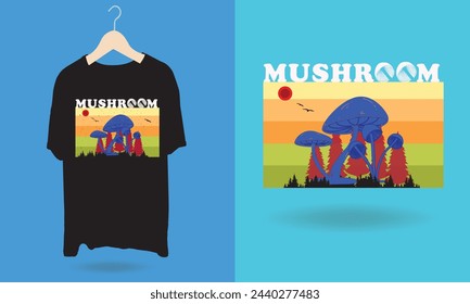 Unique and best mushroom t shirt design