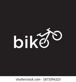 einzigartiges Fahrradlogo-Konzept, einfach für Fahrradbekleidung Logo, Fahrradgeschäft