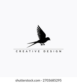 Unique Bird design on a white background