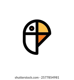 Unique IF Bird Monogram Alphabet Logo for Modern Companies