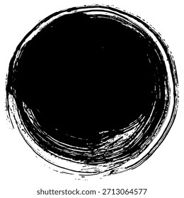 Unique black brush strokes and blobs suitable for grunge themed designs