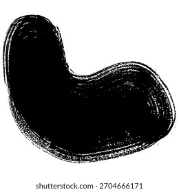 Pinceladas negras únicas ideales para fondos grunge