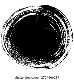 Unique black brush strokes suitable for backgrounds in creative projects