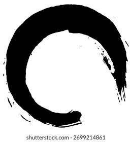 Las pinceladas únicas de tinta negra ofrecen un fondo versátil para temas grunge.