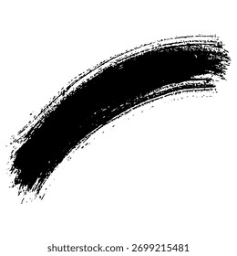 Las pinceladas únicas de tinta negra ofrecen opciones versátiles para diseños grunge.