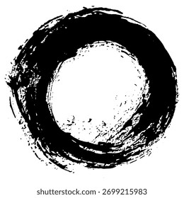 Trazos de pincel de tinta negra únicos ideales para crear fondos de texto grunge.
