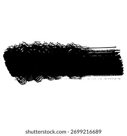 Trazos de pincel de tinta negra únicos perfectos para fondos con temática grunge.