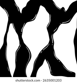  Fondo único de derretimiento de tinta negra