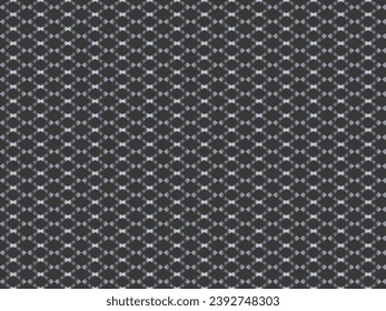 Unique black metal texture steel background. Perforated metal sheet.