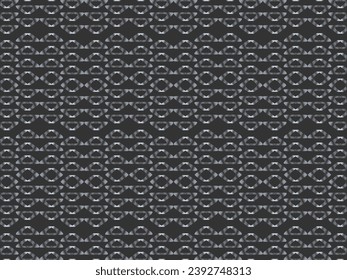 Unique black metal texture steel background. Perforated metal sheet.