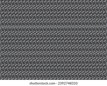 Unique black metal texture steel background. Perforated metal sheet.