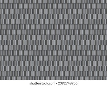 Unique black metal texture steel background. Perforated metal sheet.