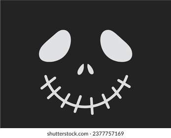 unique black skeleton face background wallpaper