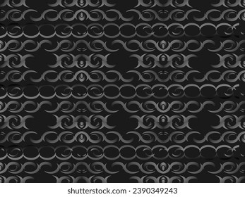 Unique black textured abstract background design with dark colors.	