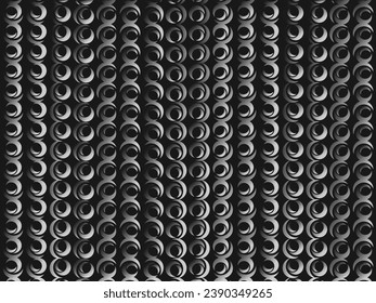 Unique black textured abstract background design with dark colors.	