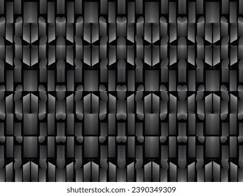 Unique black textured abstract background design with dark colors.	
