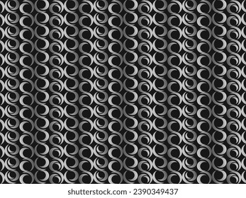 Unique black textured abstract background design with dark colors.	