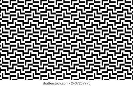 Unique black and white pattern design for any fabrics texture needs.
