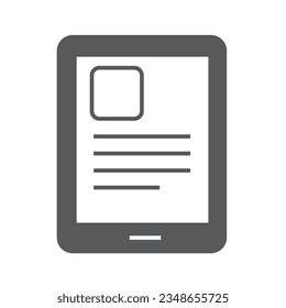 unique blog post icon vector design