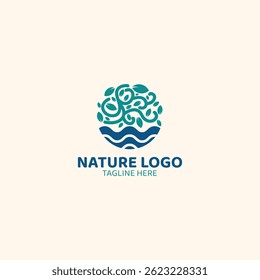 Unique and Bold Nature Logo Design