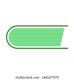 Unique book logo, illustration, vector