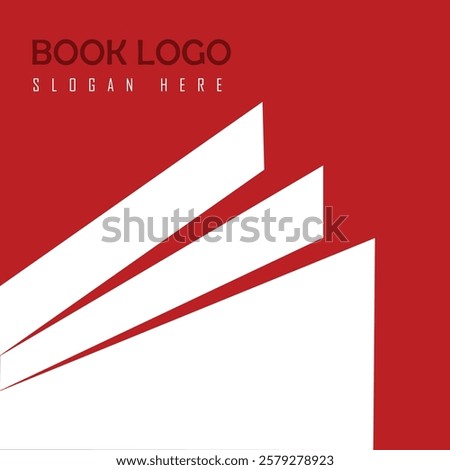 Unique book logo for publishing.