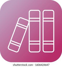 Unique Books Vector Line Icon