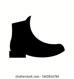 Unique Boots Vector Glyph Icon