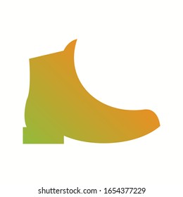 Unique Boots Vector Glyph Icon