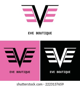 Concepto único de diseño de logotipo Boutique, logotipo de la carta de presentación