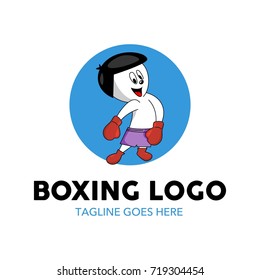 Unique Boxing Logo Template