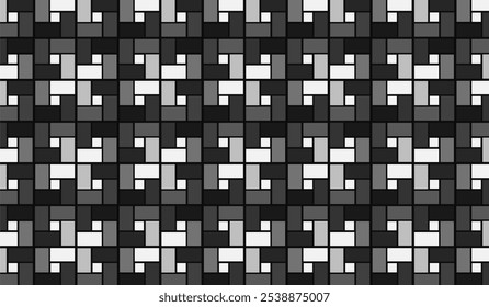 Unique brick pattern background, featuring full grey black white color used for background wallpaper backdrop and printable.