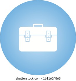 Unique Briefcase Vector Glyph Icon