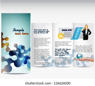 Unique brochure design, template