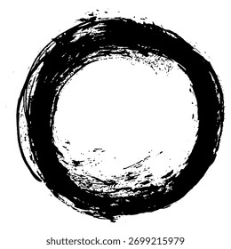 Unique brush strokes in black ink create a grunge style background ideal for design.
