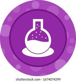 Unique Bubbles From Experiment Vector Glyph Icon