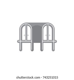 unique building logo vector