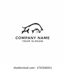 Unique Bull Logo icon template,eps 10