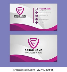 Unique Business Card Design With Both Side