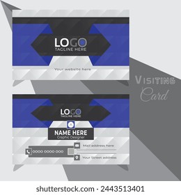 Unique Business card design . double sided business card template, modern and clean style.
