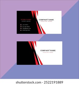 Unique business card design template