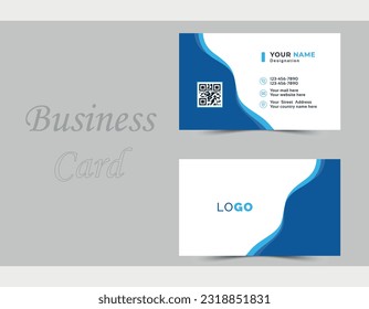Unique business card design | Business card vector template |Clean Business Card Template | 